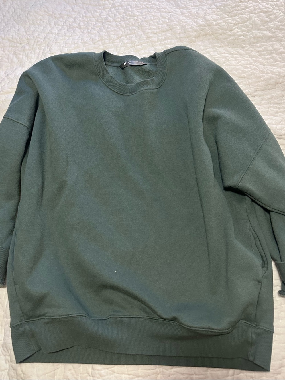 Tuff Athletics Women's Crewneck Sweatshirt - Forest Green